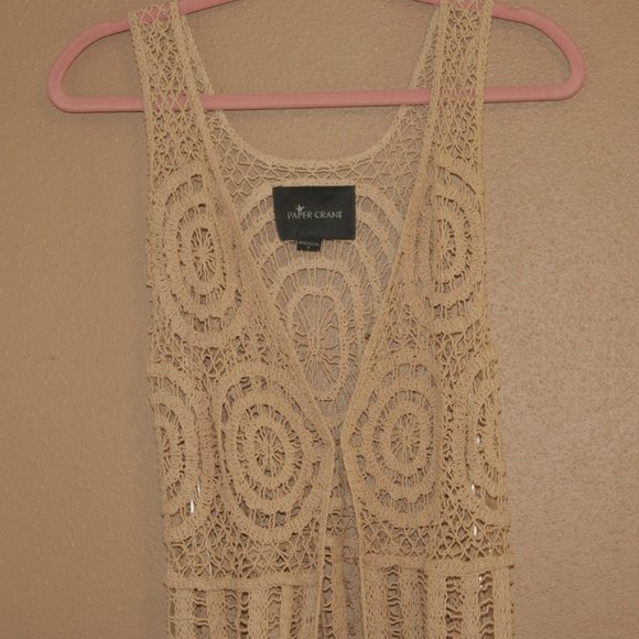 Paper Crane Long Knit Cover Size Small - Picture 2 of 4